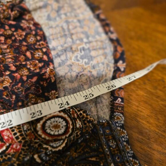 Artesia Boho Lace Panel Top XL – Bell Sleeve Statement Blouse - Picture 7 of 7